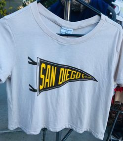 Brand New super Cute! MLB SAN DIEGO💛🤎⚾️ PADRES⚾️🤎💛crop top