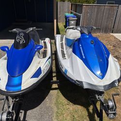Pair Of Waverunners jetskis