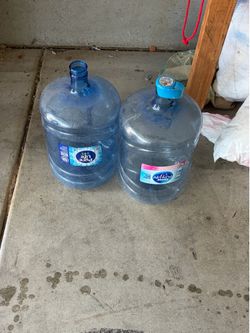 Free 5 gallon water bottles