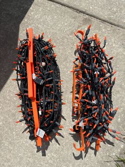 HALLOWEEN orange string lights