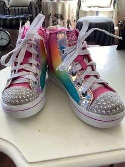 Skechers Girls Twilites 2.0 Dreamy Wings Ankle Boot