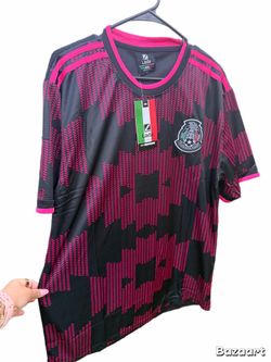Pink and black Mexico jersey S M L