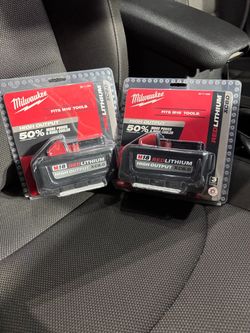 Milwaukee 8Ah battery  price is for each one