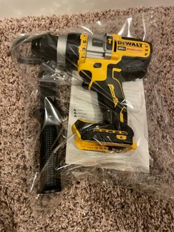 $100 Nee Dewalt 20V XR FLEX VOLT VANTAGE BRUSHLESS 3-Speed Hammer Drill (Tool Only Solo Herramienta)