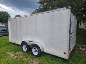 Lawn care enclosed trailer