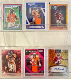 Denver Broncos Football 6 Card Lot