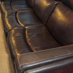 Fine leather couch