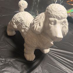 Ceramic dog for decoration