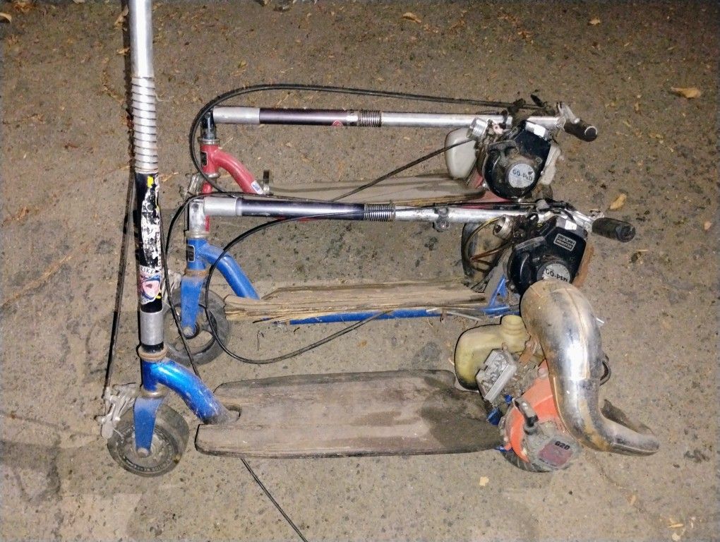 3 Goped Sport Projects Gas Scooters ( Not Running)  300 Firm 