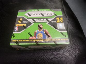 2018-19 panini prizm basketball retail box
