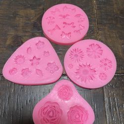 Moldes de Silicona de Flores 