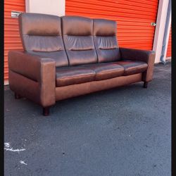 Stressless Leather 3 Seat Sofa