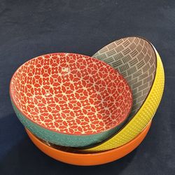 3 Pieces Of Ceramic Mixing Bowls