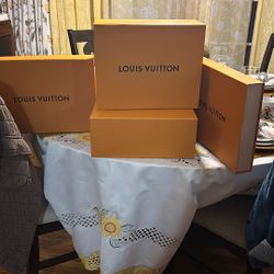 Louis Vuitton empty boxes