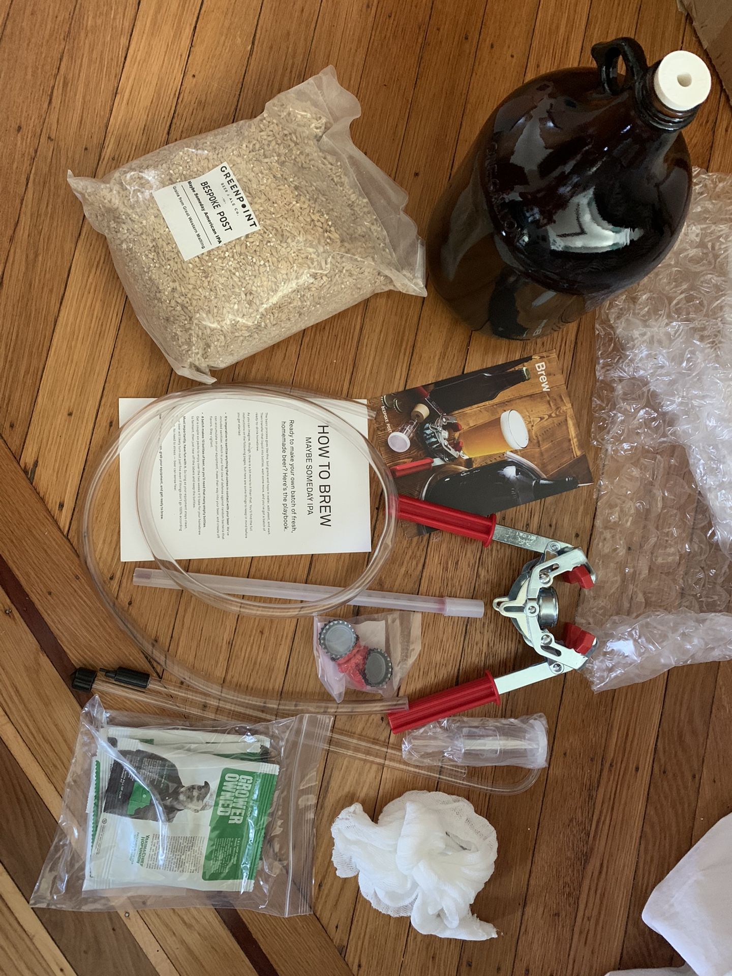 Bespoke Post Beer Making Kit With Refills (Complete And Unused)