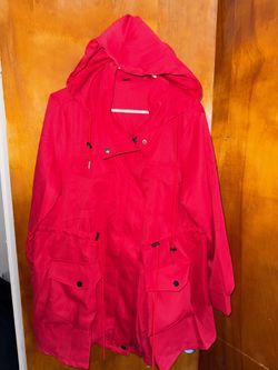 Women’s size extra large red curve hoodie jacket 