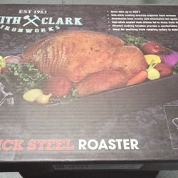 None Stick Steel Roaster