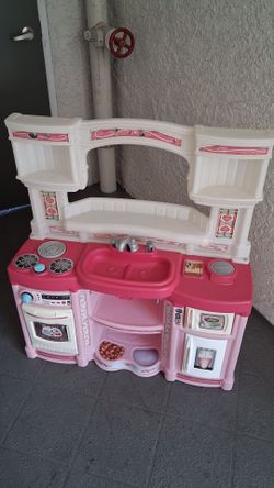 Pink Step2 Fun with Friends Kids Kitchen Playset