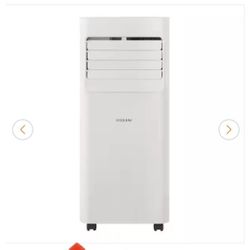 Vissani 5,000 BTU 115-Volt 3-in-1 Portable Air Conditioner Unit Cools up to 150 sq. ft. with Dehumidifier and Remote in White