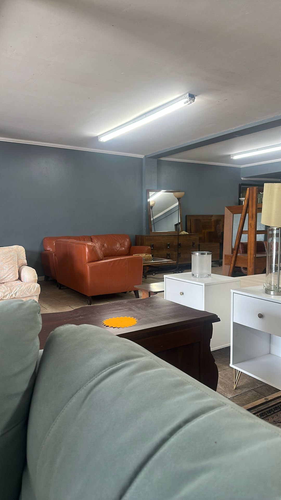 Leather Couch Set 2 X Piece 