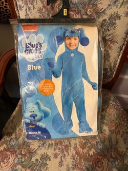 Blue's Clues & You Blue Toddler Costume 3T-4T