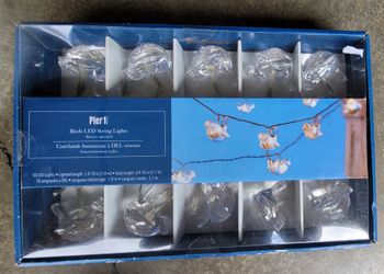 Pier 1 Birds LED String Lights Battery Operated
