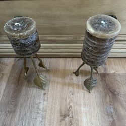 Candle Stand With Candles 