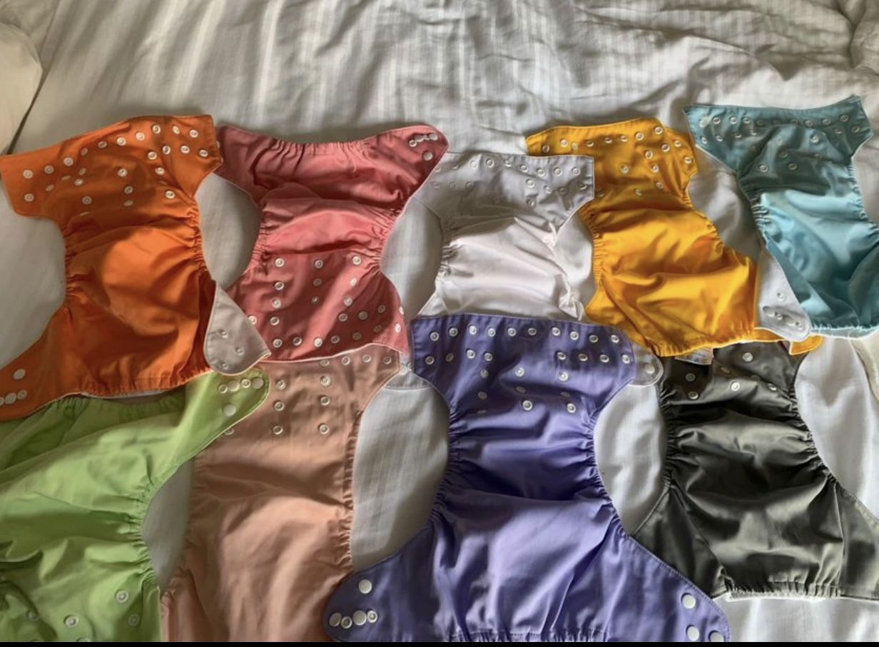 FREE- Cloth Diapers And Cotton Inserts