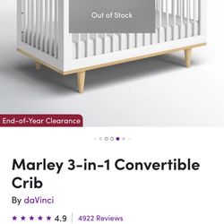Classic baby Crib