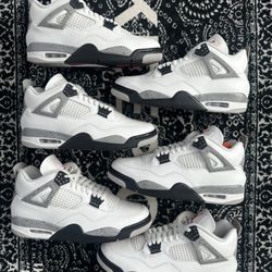 Air Jordan 4 White Cement 