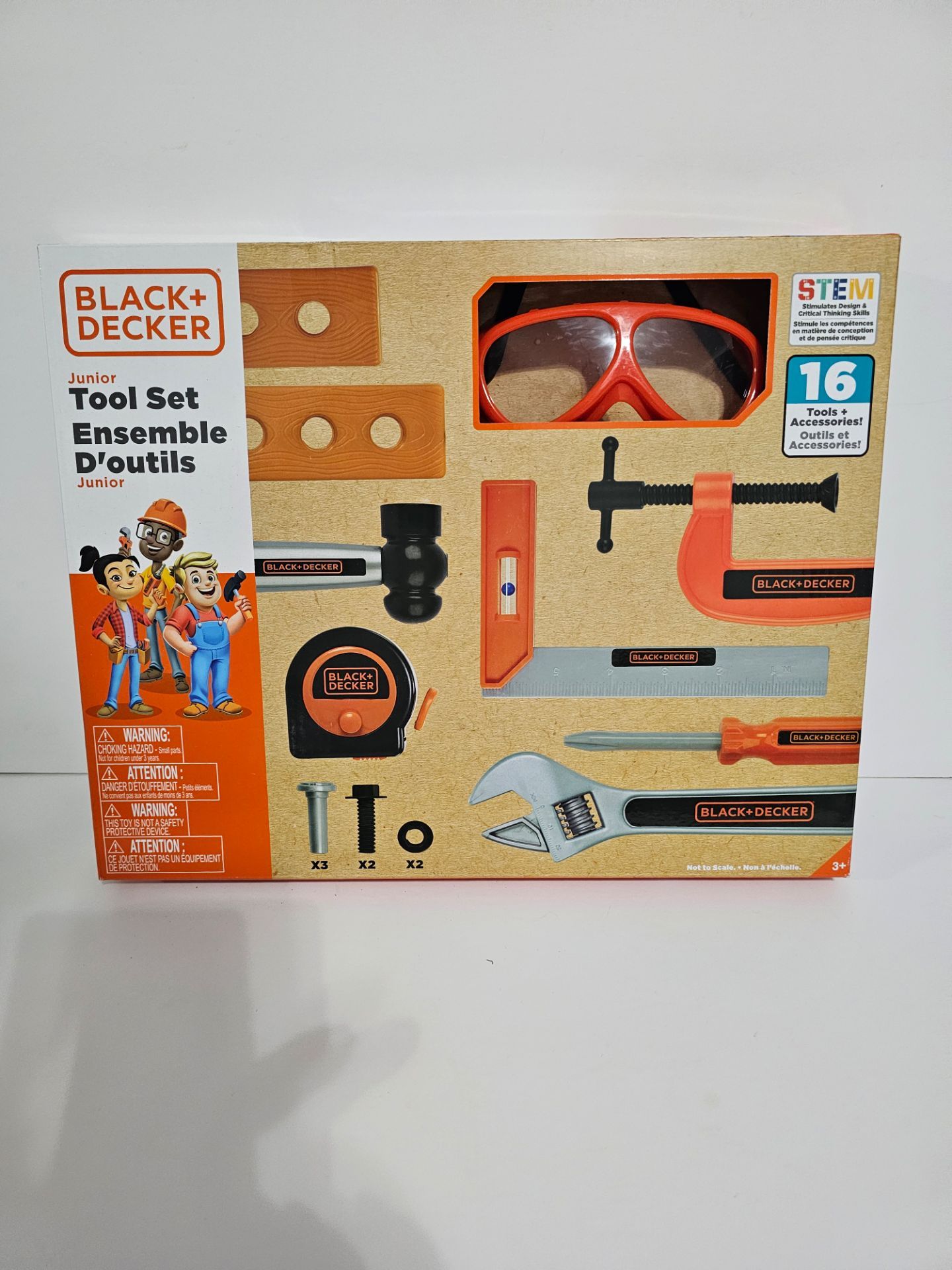 NIB BLACK & DECKER KIDS TOOL SET
