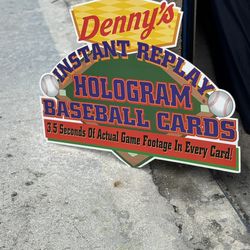 Denny’s Cardboard Sign