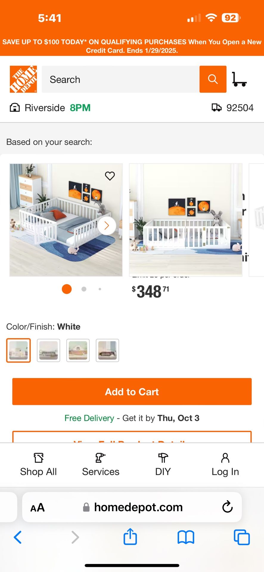 Queen Size Floor Bed