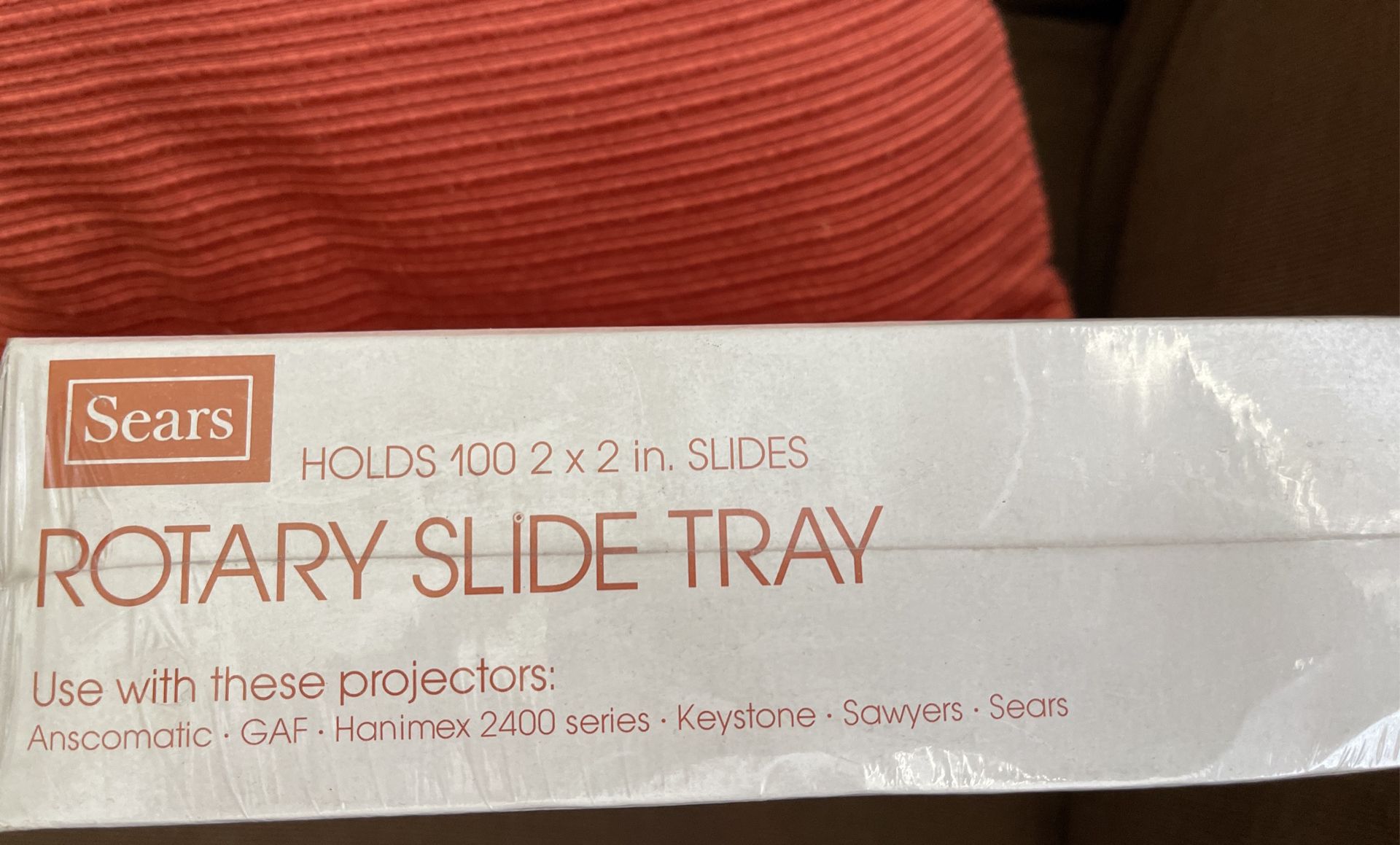 Vintage *NEW*ROTARY SLIDE TRAY-Holds 100 (2x2) Slides
