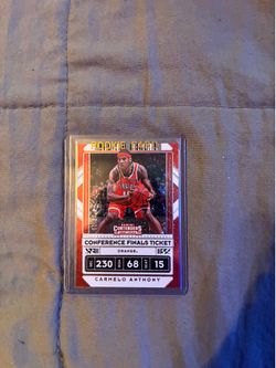 2020-21 Panini Contenders Carmelo Anthony /75 Syracuse Card