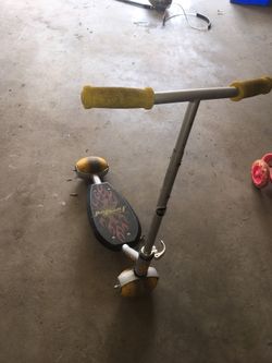 Toddler scooter with fat tires