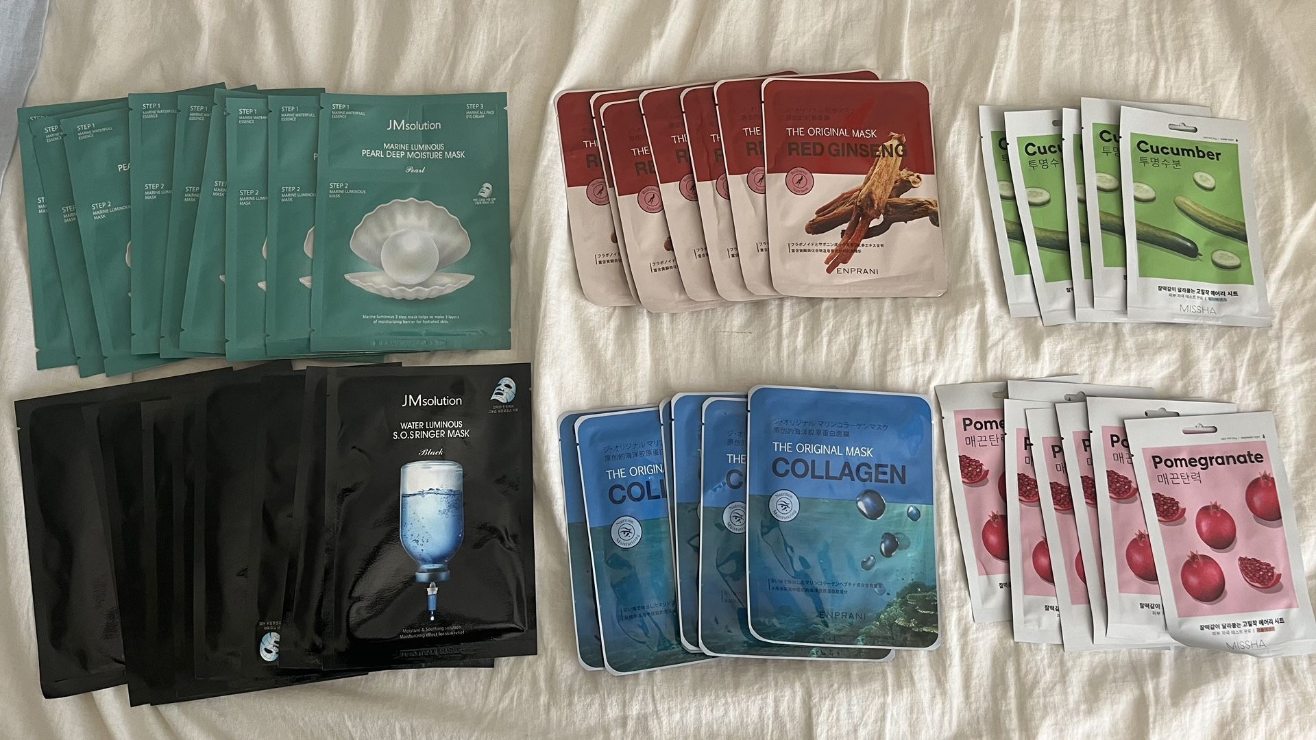 K Beauty Mask Packs 50 Cents Each