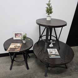 3 Pcs Solid Wood Coffe Tables $199 FREE LOCAL DELIVEEY