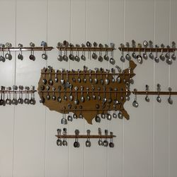 Souvenir spoon collection