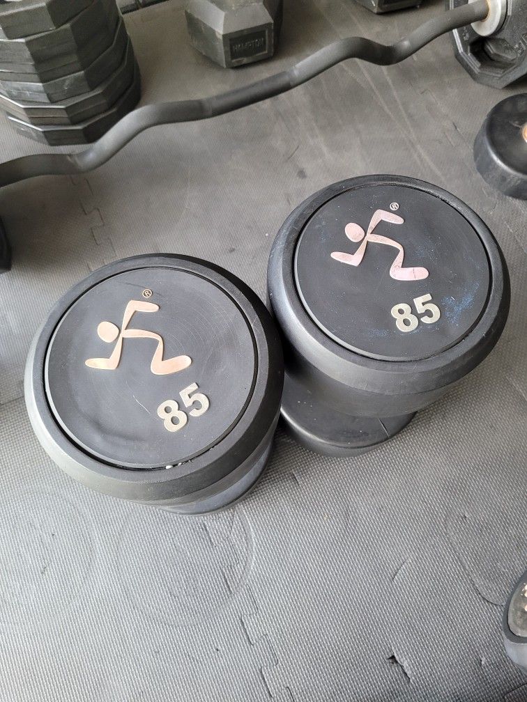 Dumbbells (2x85Lbs) for $170 Firm (Walnut 91789)