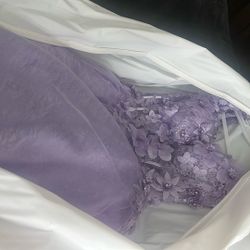 Purple Quincenera Dress Small