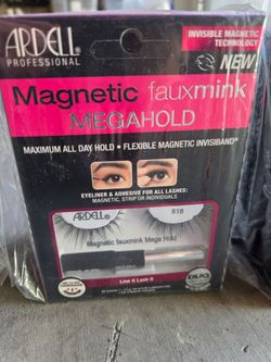 15× Ardell Magnetic Fauxmink MegaHold Lashes – Style 818 (Brand New)