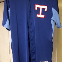 Texas Rangers Mens Size Medium Jersey