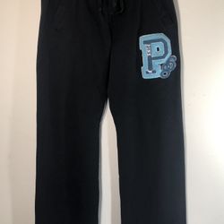 Victoria’s Secret Black PINK Sweatpants Medium 