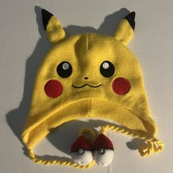 Pikachu Hat/Pokemon Go Beanie Hat with Ears