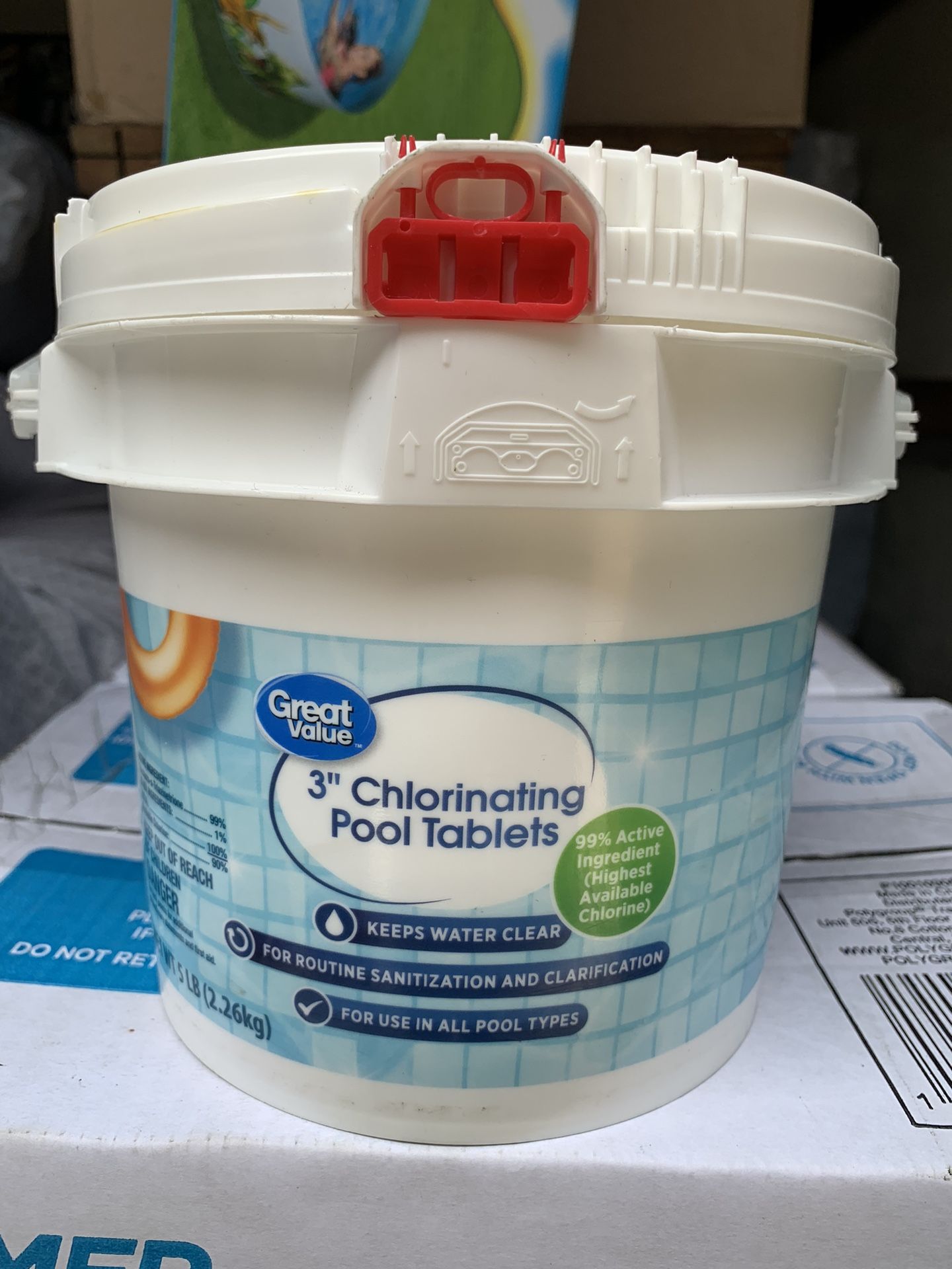 Great Value 3" Chlorine Tablets 5lb Bucket,All Products : American Fashion Style Bags On Sale