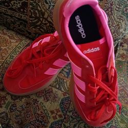Adidas Red And Pink Shoes 