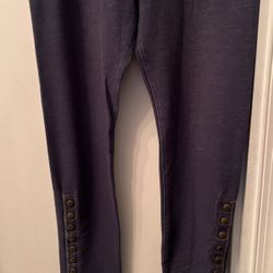 RAMPAGE Denim Look Leggings~Soft Cotton~Buttons Down The Bottom