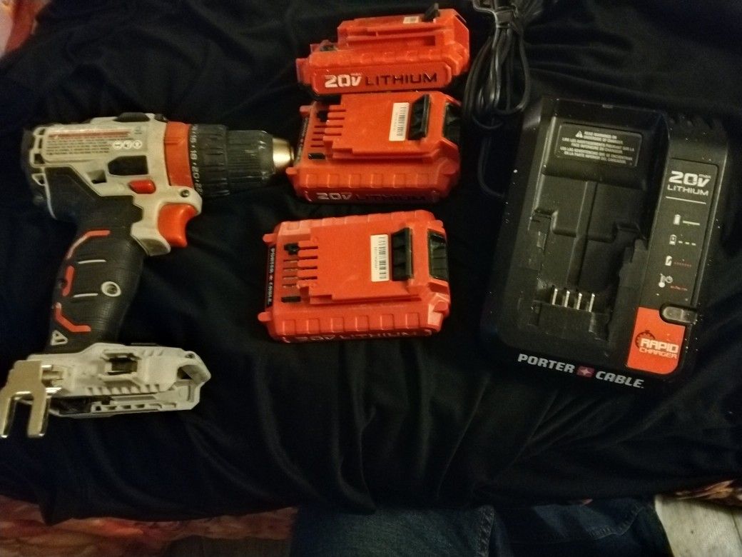 Porter Cable 20V Power Tool Set