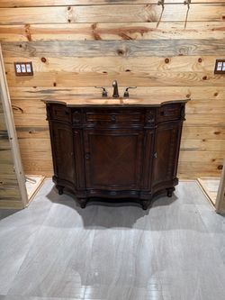 48” NEW Luxury Vanity Integrated Sink